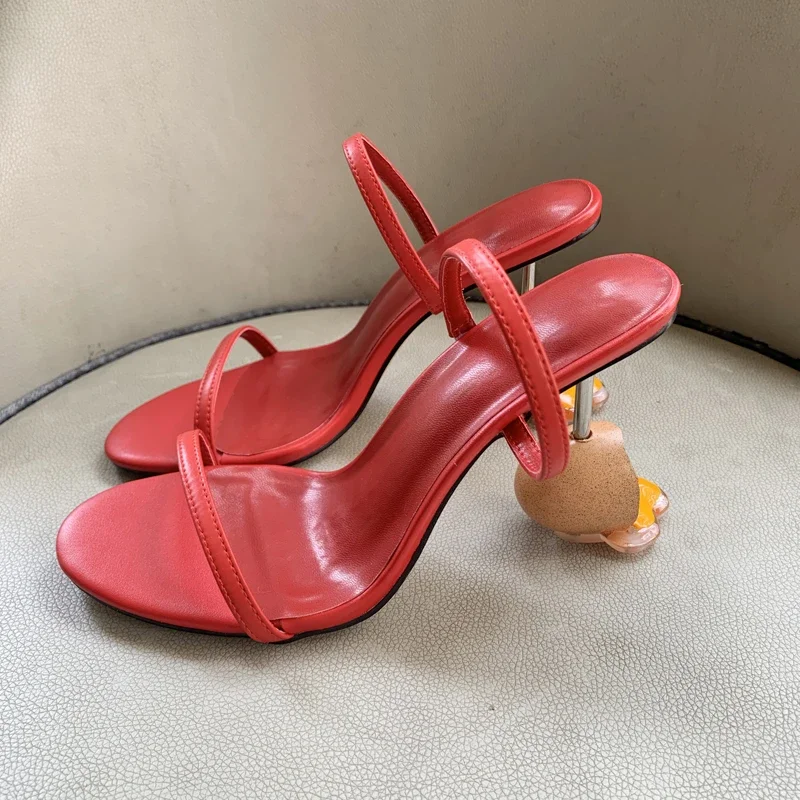 Sandal Strappy Heeled - Sandali con cinturino estivi Punta aperta
