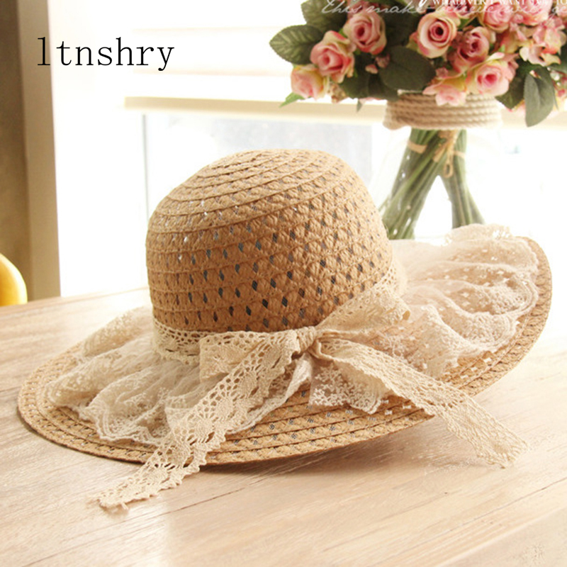 Hat Floppy Wide - Cappelli da sole in pizzo da
