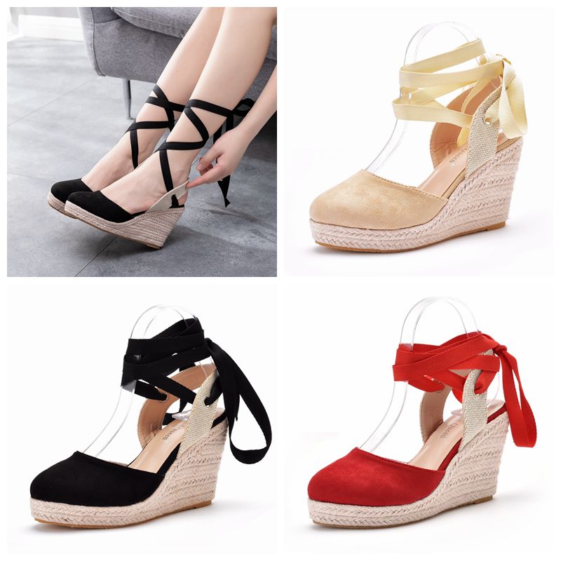 Wedge Espadrille Women - Sandali con zeppa e plateau da