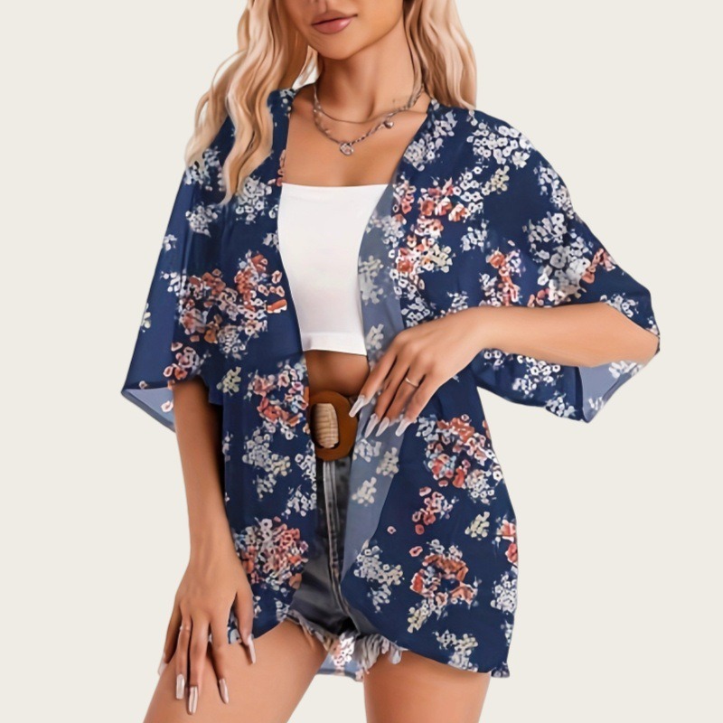 Costume da bagno donna 2025 Ki - Kimono Sheer Floral recensione e prezzo