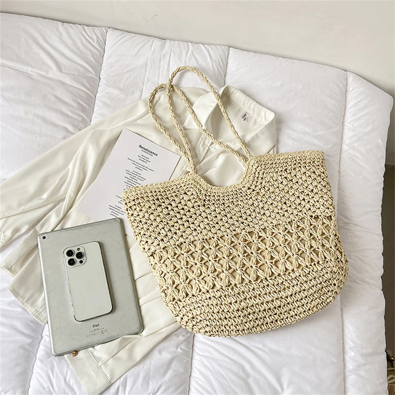Borsa a Spalla da Donna di Lus - Crochet Bag Raffia recensione e prezzo