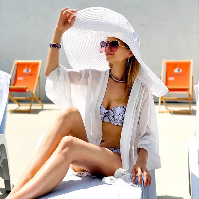 Cappelli di paglia da spiaggia - Hat Floppy Wide recensione e prezzo