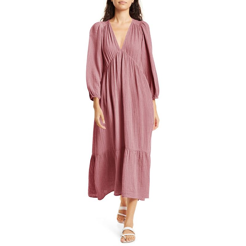 Mussola 100% cotone abiti a ma - Linen Dress Wrap recensione e prezzo