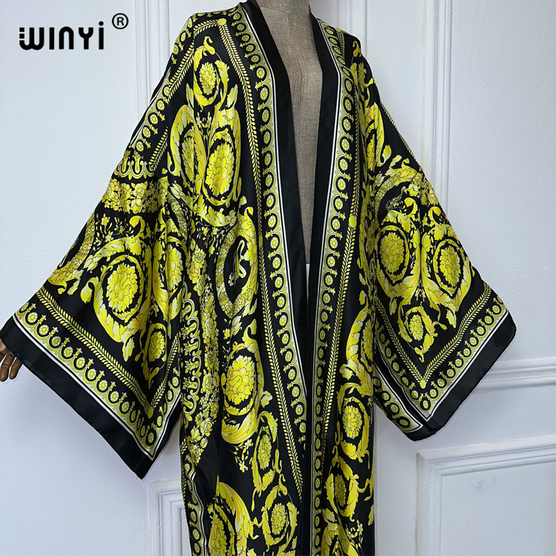 WINYI Africa boho print kimono - Cover Up Kaftan recensione e prezzo