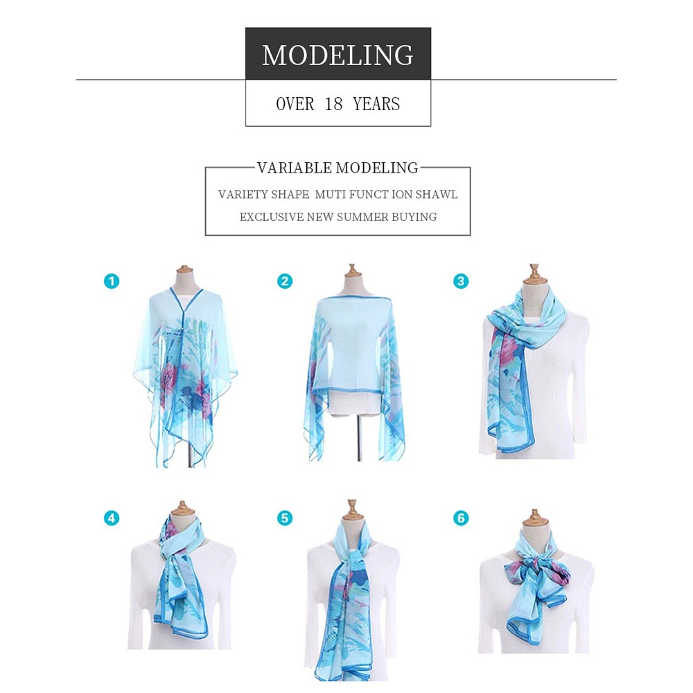 Sciarpa scialle tinta unita mo - Cover Up Kaftan recensione e prezzo