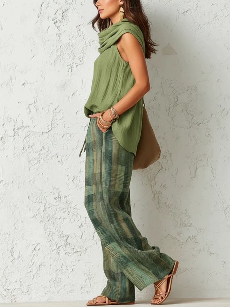 Nuovo Completo Estivo da Donna - Linen Pant Wide recensione e prezzo
