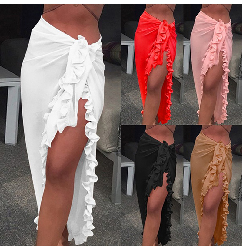 5 colori Ruffle Sarong per le  - Cover Up Kaftan recensione e prezzo
