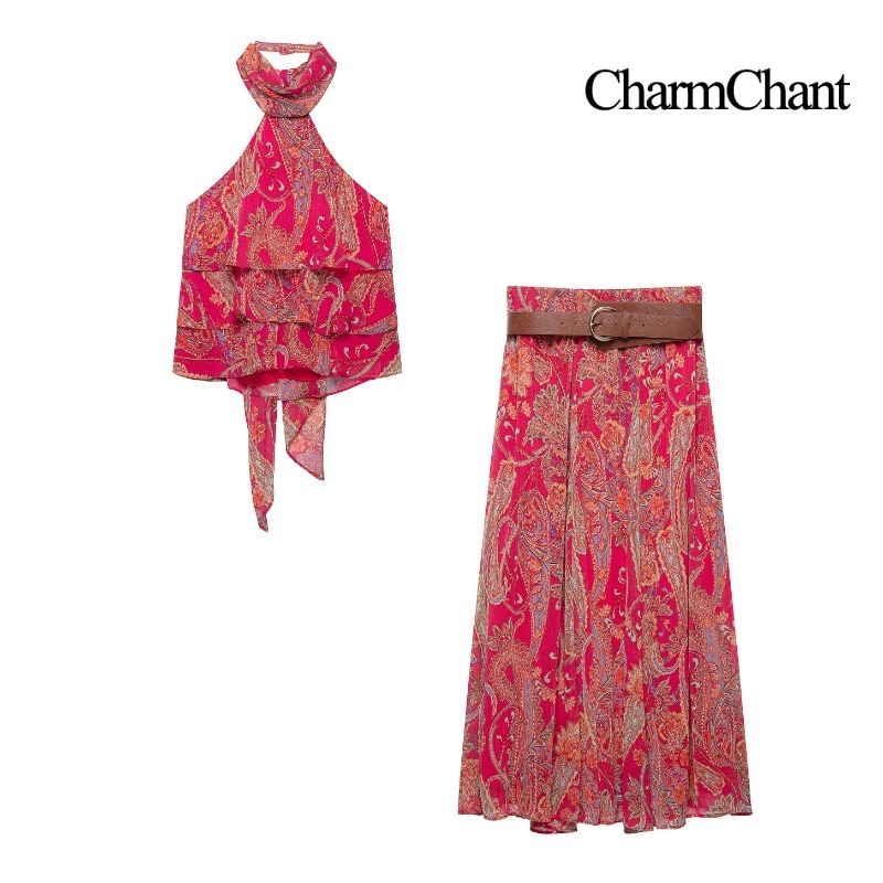 CHARMCHANT Set 2 Pezzi da Donn - Romper Floral Print recensione e prezzo