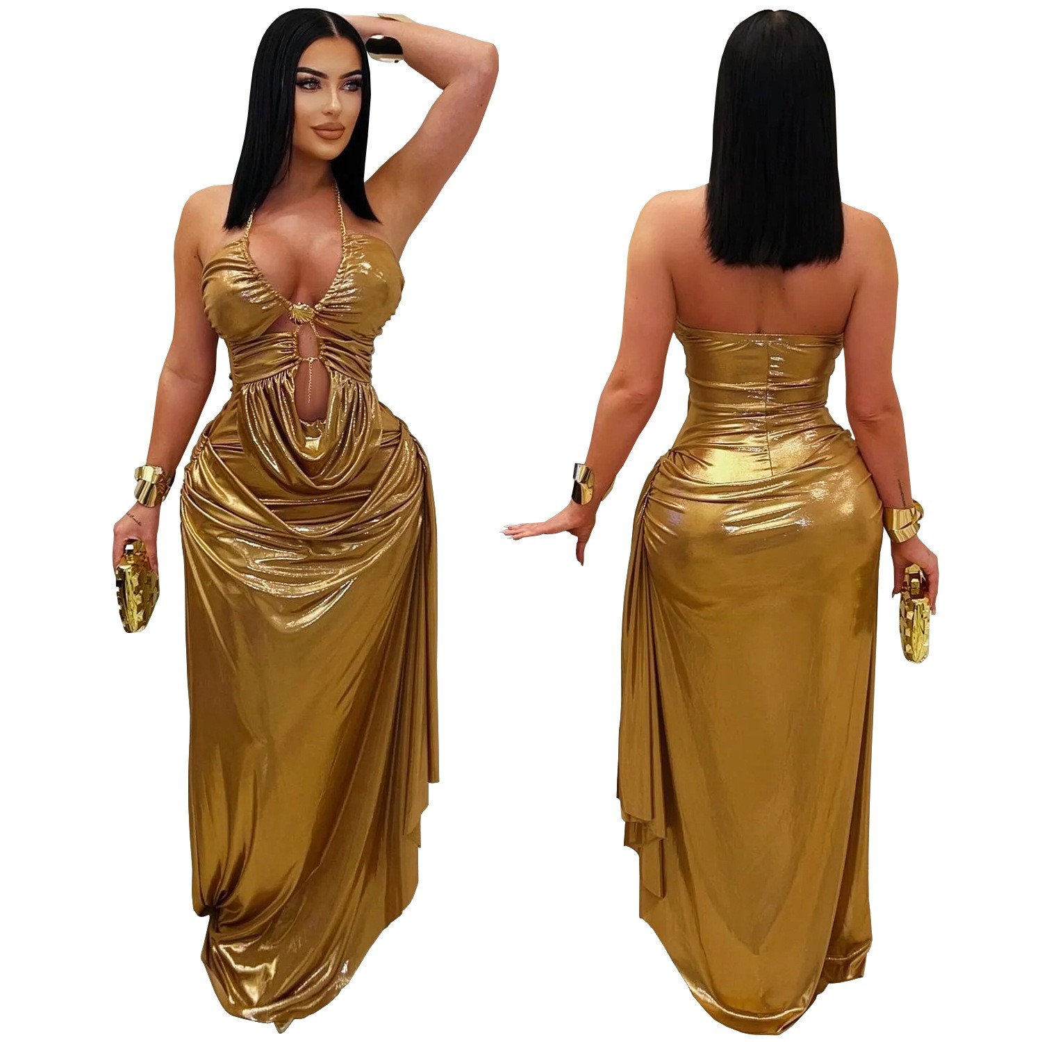 Abito da sera lungo da ballo p - Maxi Dress Halter recensione e prezzo