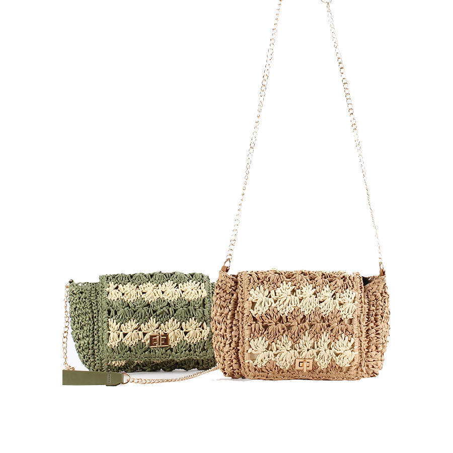 Borse a tracolla in paglia da  - Crochet Bag Raffia recensione e prezzo