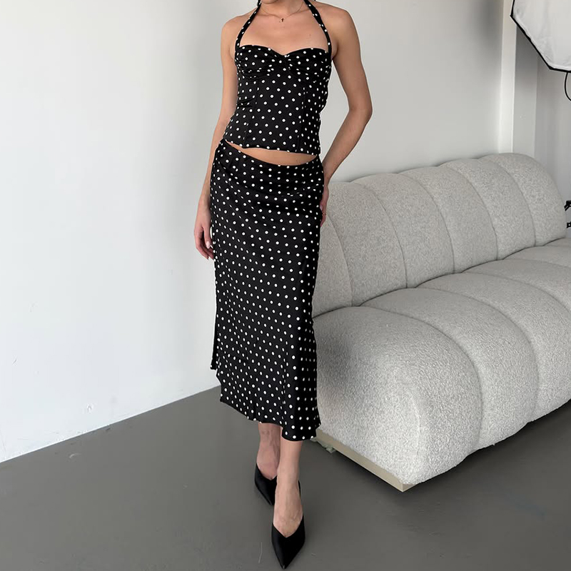 Completo due pezzi con gonna a - Crop Top Crochet recensione e prezzo