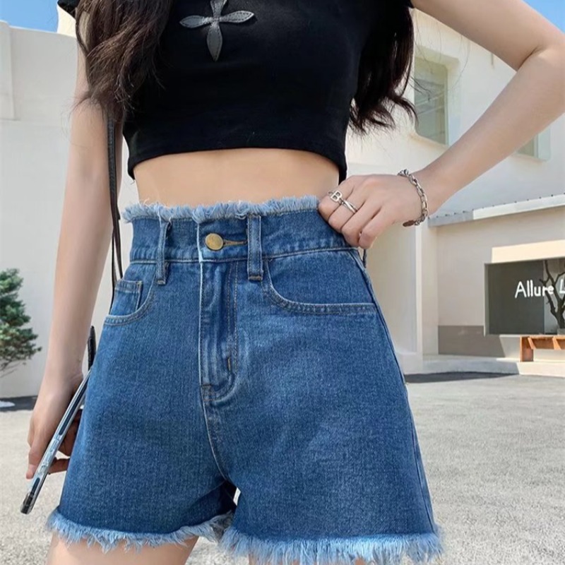Shorts in denim a vita alta da - Shorts Denim Frayed recensione e prezzo