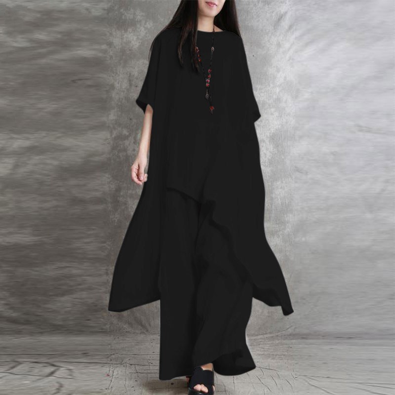 Set da 2 pezzi in cotone e lin - Linen Pant Wide recensione e prezzo