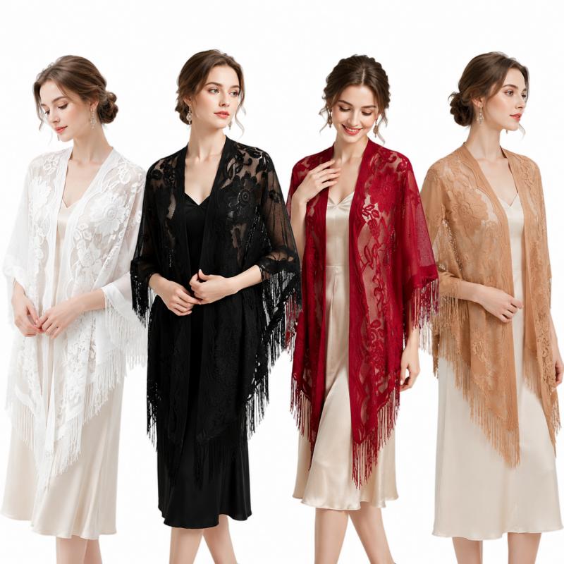 Sciarpa Floreale in Pizzo da D - Kimono Sheer Floral recensione e prezzo