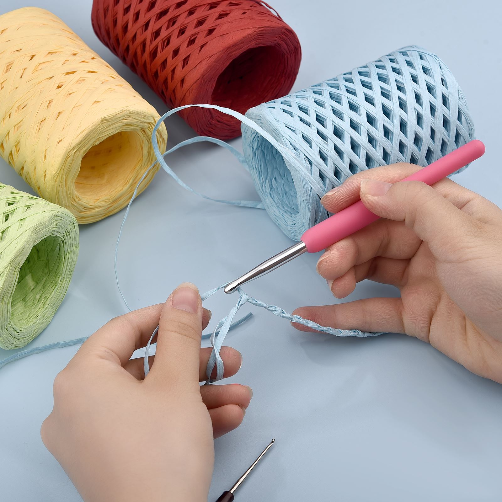 Filato di paglia di rafia natu - Crochet Bag Raffia recensione e prezzo