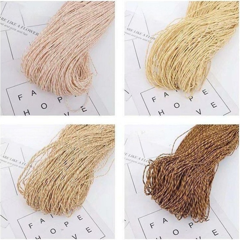 200g 2 strati di cotone filato - Crochet Bag Raffia recensione e prezzo