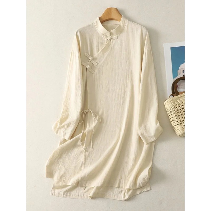 Abito Tunica da Donna in Lino  - Linen Dress Wrap recensione e prezzo