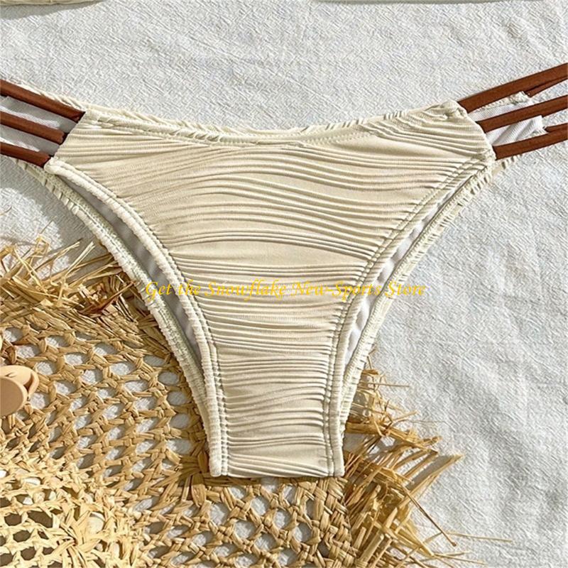 E56D Costume da bagno a fascia - Swimsuit Bikini Ruched recensione e prezzo