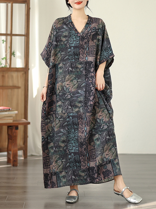 Abito Lungo Estivo Floreale St - Linen Dress Wrap recensione e prezzo